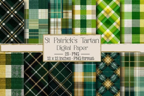 Elevating Brand Identity and Craft with Vector St Patrick’s Tartan Patterns