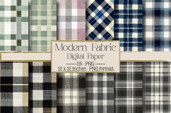 Modern Fabric of Plaid Patterns: A Digital Design Resource Guide