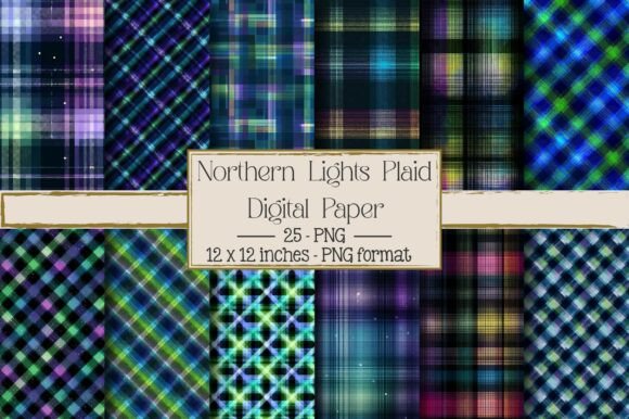 Northern Lights Plaid Patterns