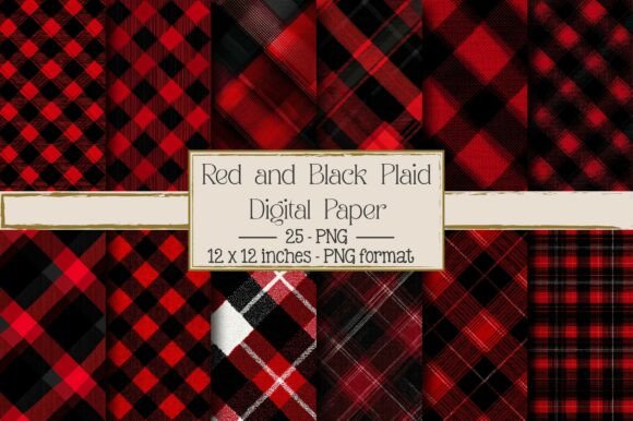 Red and Black Plaid Patterns