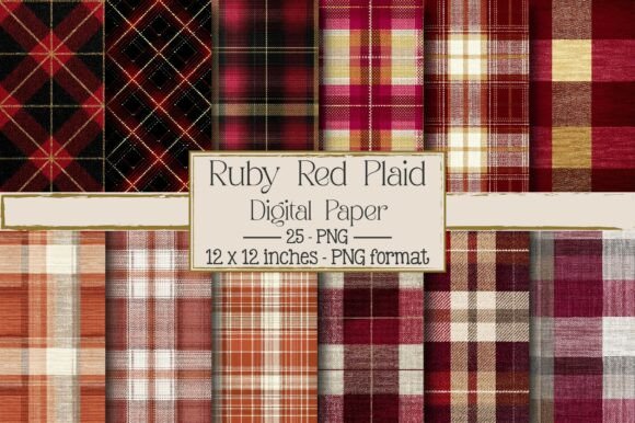 The Timeless Appeal of Ruby Red Seamless Plaid Patterns for Creative Projects
