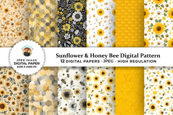 Unlocking the Golden Charm of Sunflower Honey Bee Digital Patterns for Creative Projects