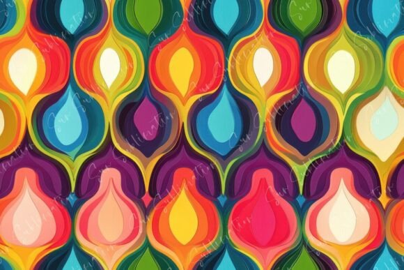 Vibrant Colorful Patterns Seamless