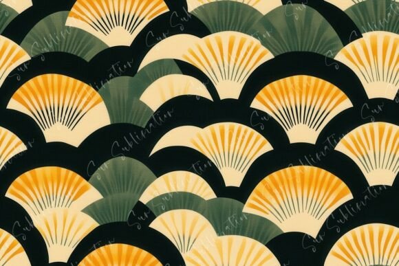 Vibrant Fan Patterns in Dark Seamless: Integrating High-Resolution Digital Assets into Professional Workflows